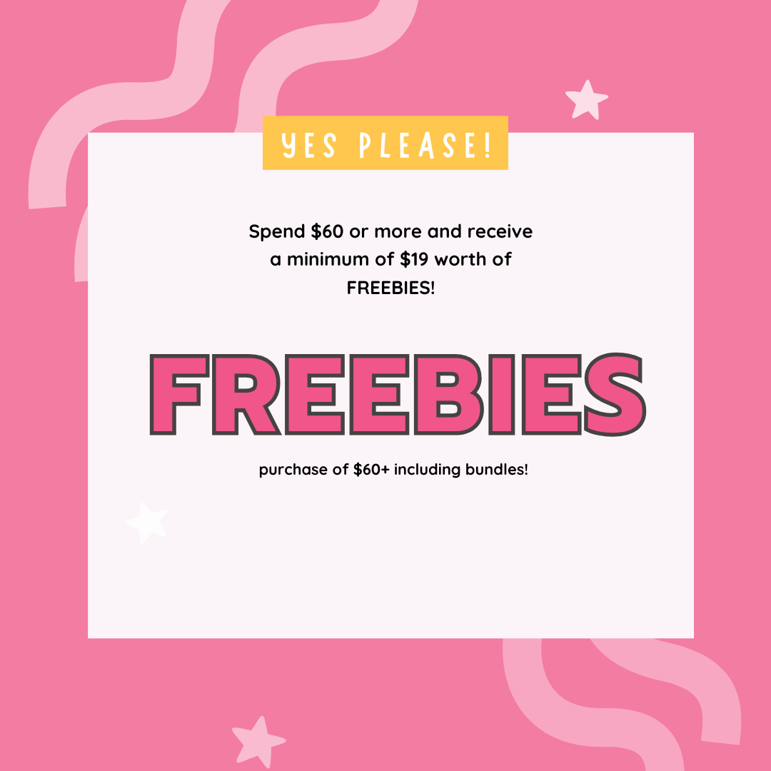 FREEBIE with $60+ purchase