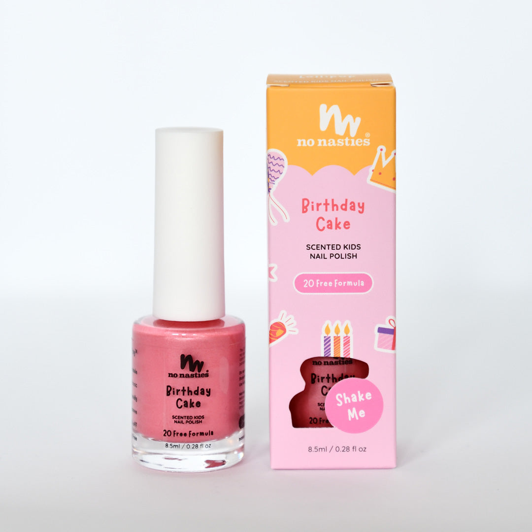 20 FREE Scented Polish - Kids Birthday Cake - Party Pink