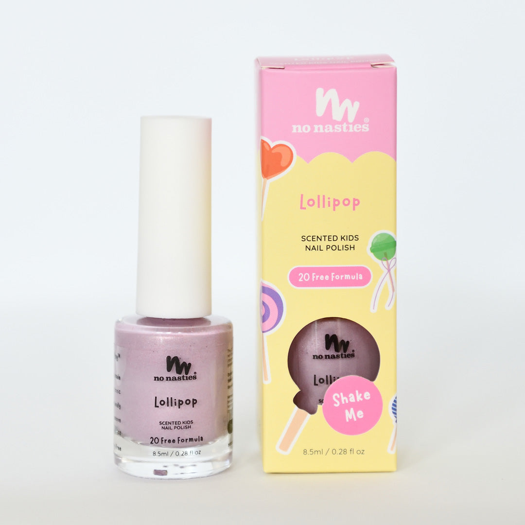20 FREE Scented Kids Polish Lollipop - Candy Ice Pink