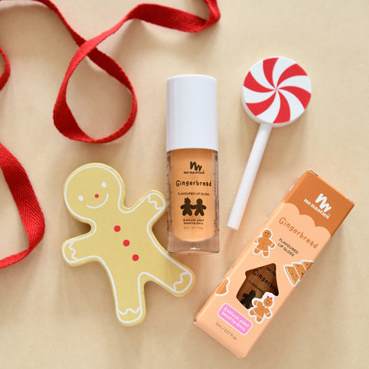 Christmas Limited Edition Natural Kids Lip Gloss Gingerbread