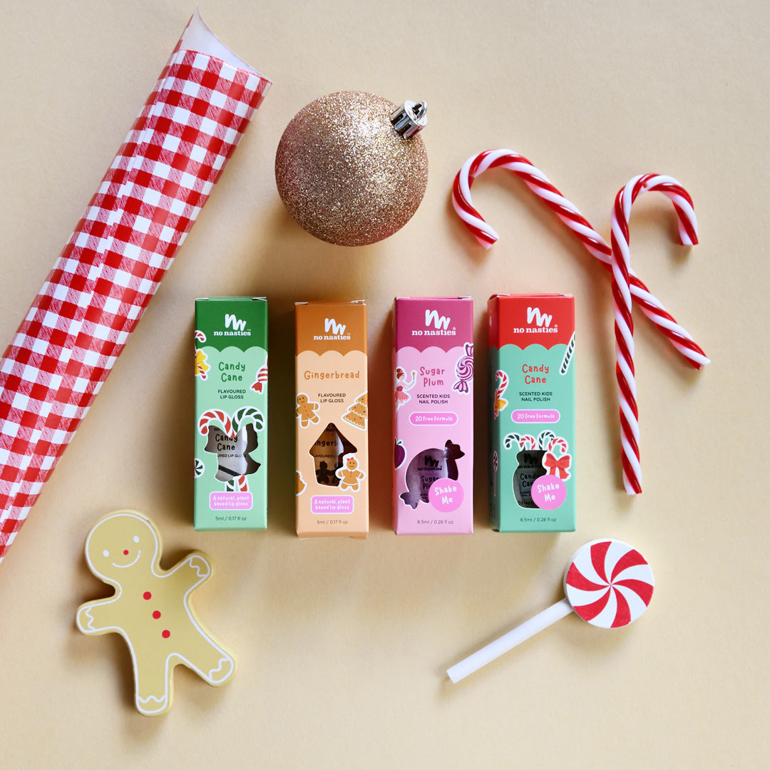 Christmas Goodies Set of Lip Gloss and Nail Polish
