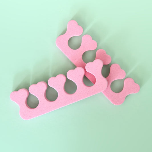 Pink Toe Separators for Nail Spa Day!