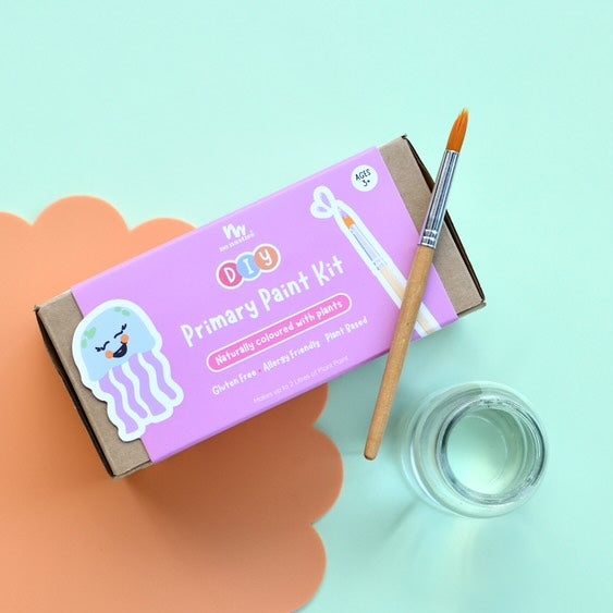 Primary Colours Natural Kids Paint Kit - Plant Based