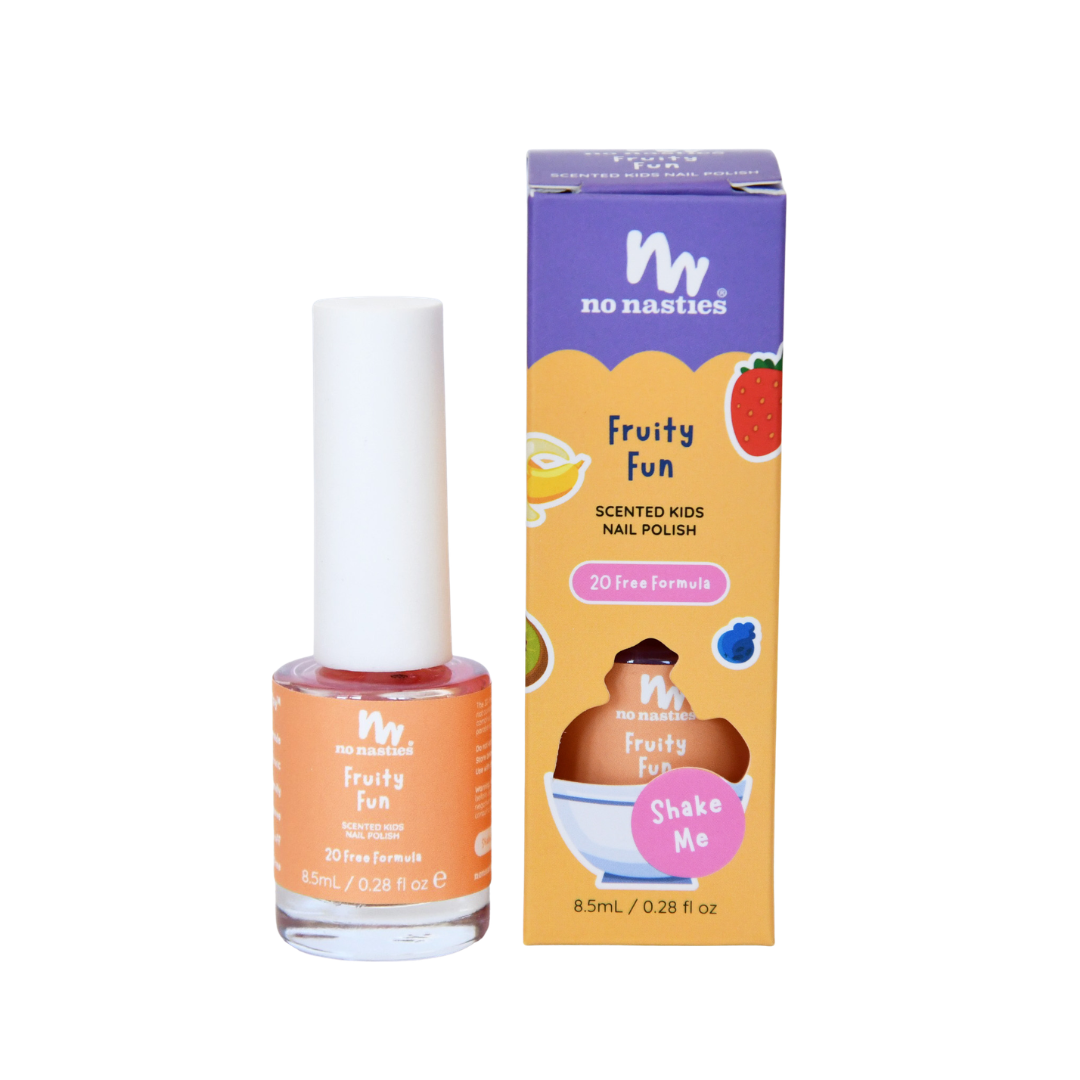 Toxin Free Scented Kids Polish - Fruity Fun - Peach Coloured