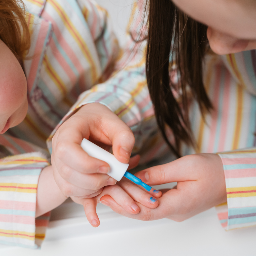 Mermaid Blue Water-Based Kids Nail Polish