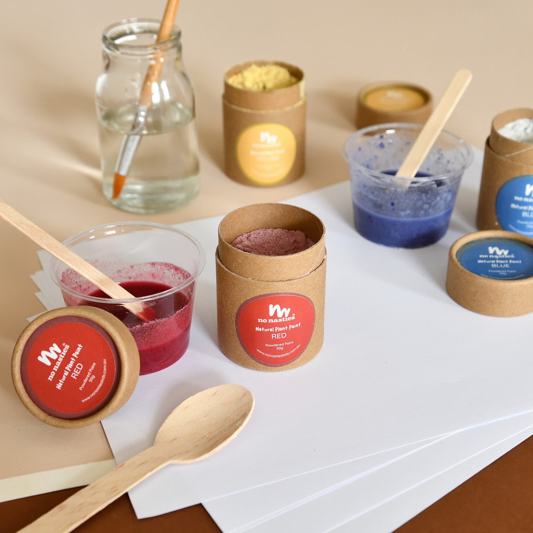 Plant-Based Natural Kids Paint Deluxe Kit - Natural & Safe