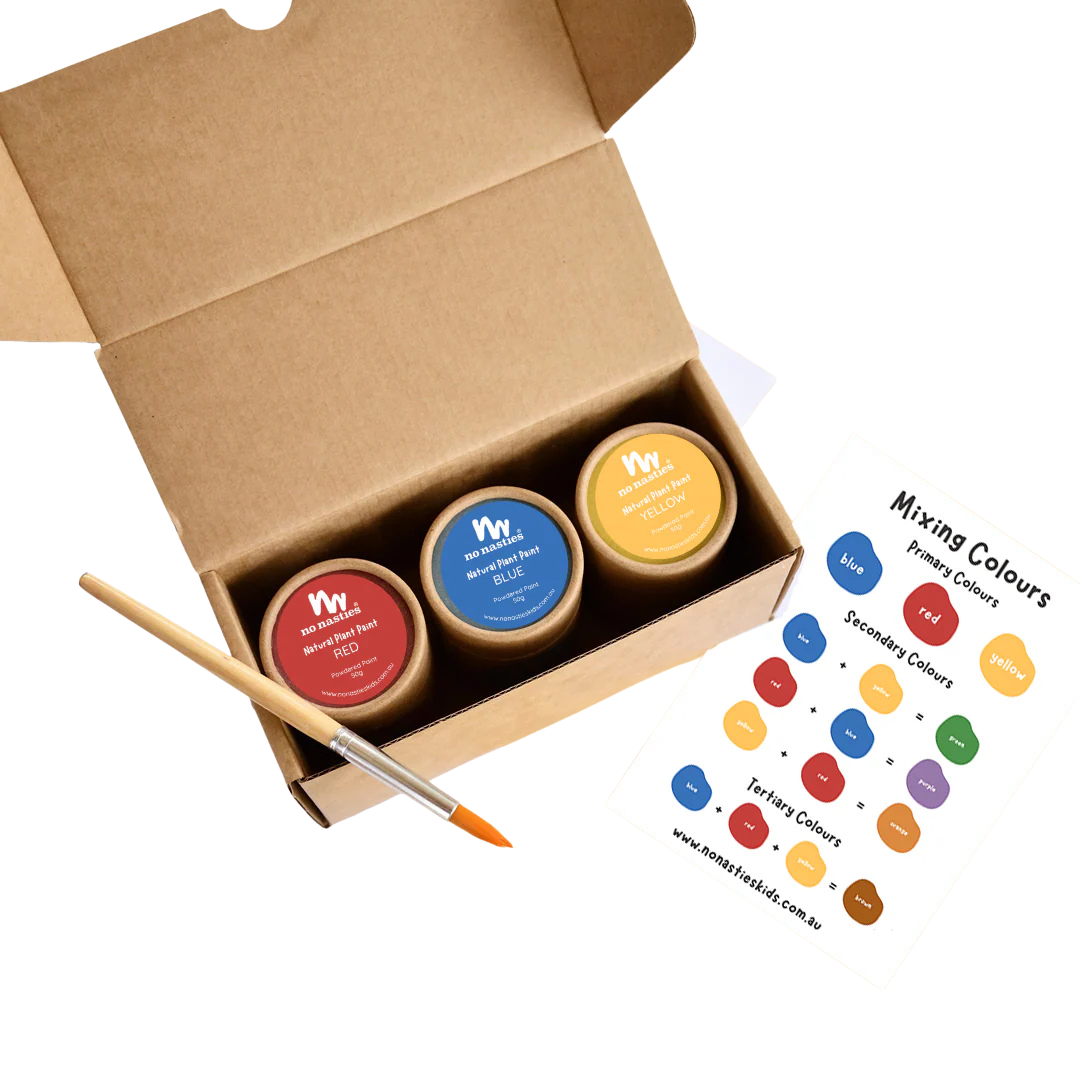 Primary Colours Natural Kids Paint Kit - Plant Based