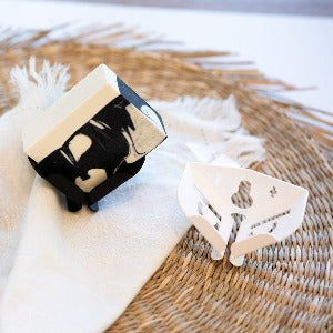 The Block Dock Vertical Soap Dish | Bars Dry faster and Lasts Longer!