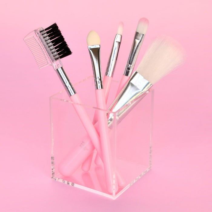 Pink Kids Makeup Brush Set