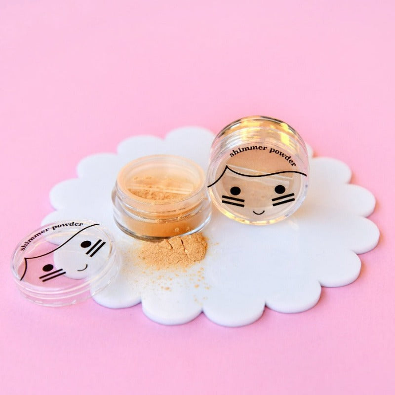 Gold shimmer powder