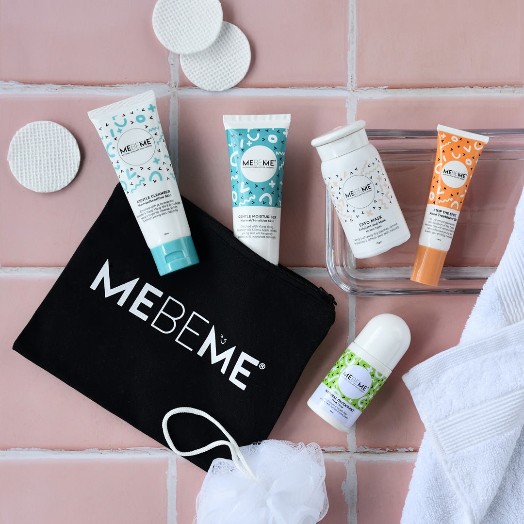 Ultimate Tween Teen All Natural Skincare Kit free Bag