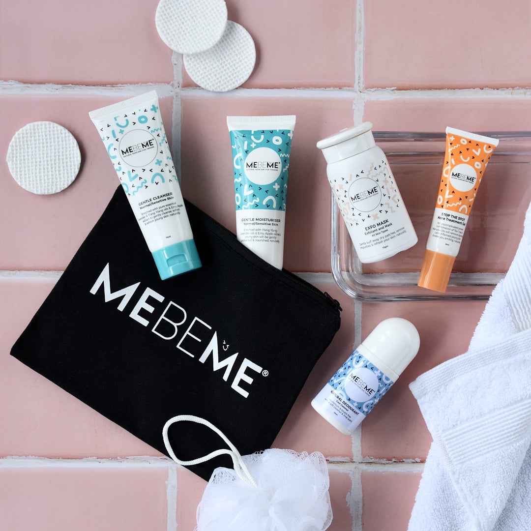 Ultimate Tween Teen All Natural Skincare Kit free Bag