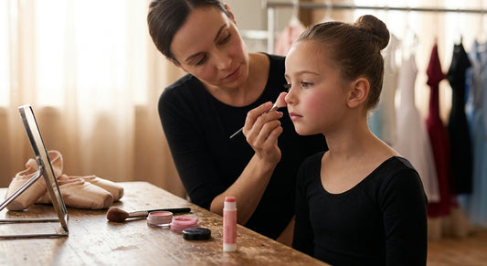 Kids makeup for ballet exams and recitals