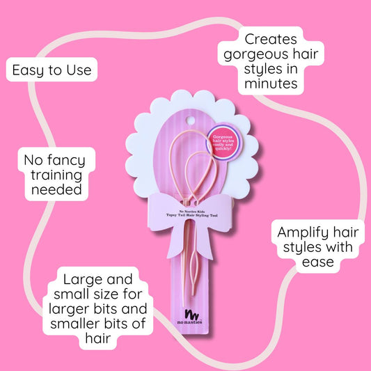 How to use a topsy tail tool for easy kids hairstyles