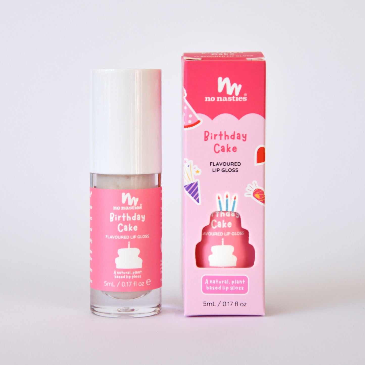 Natural Lip Gloss Birthday Cake