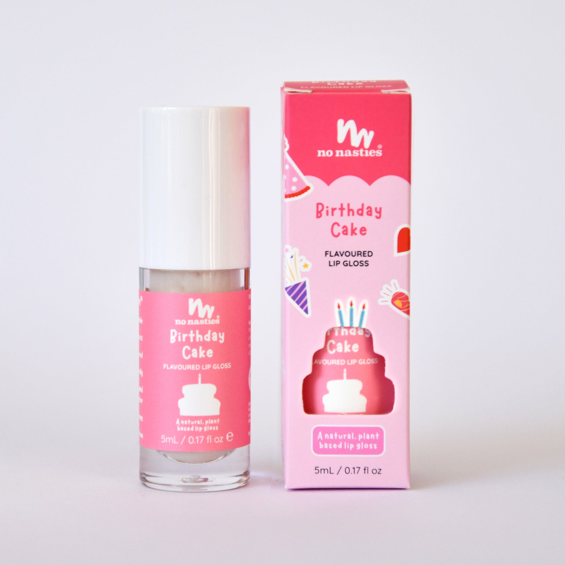 Natural Lip Gloss Birthday Cake