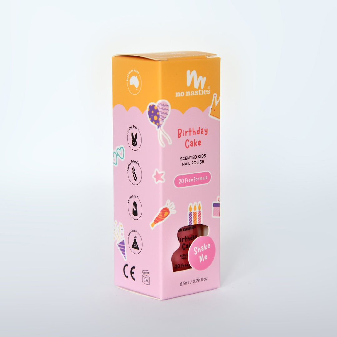 20 FREE Scented Polish - Kids Birthday Cake - Party Pink