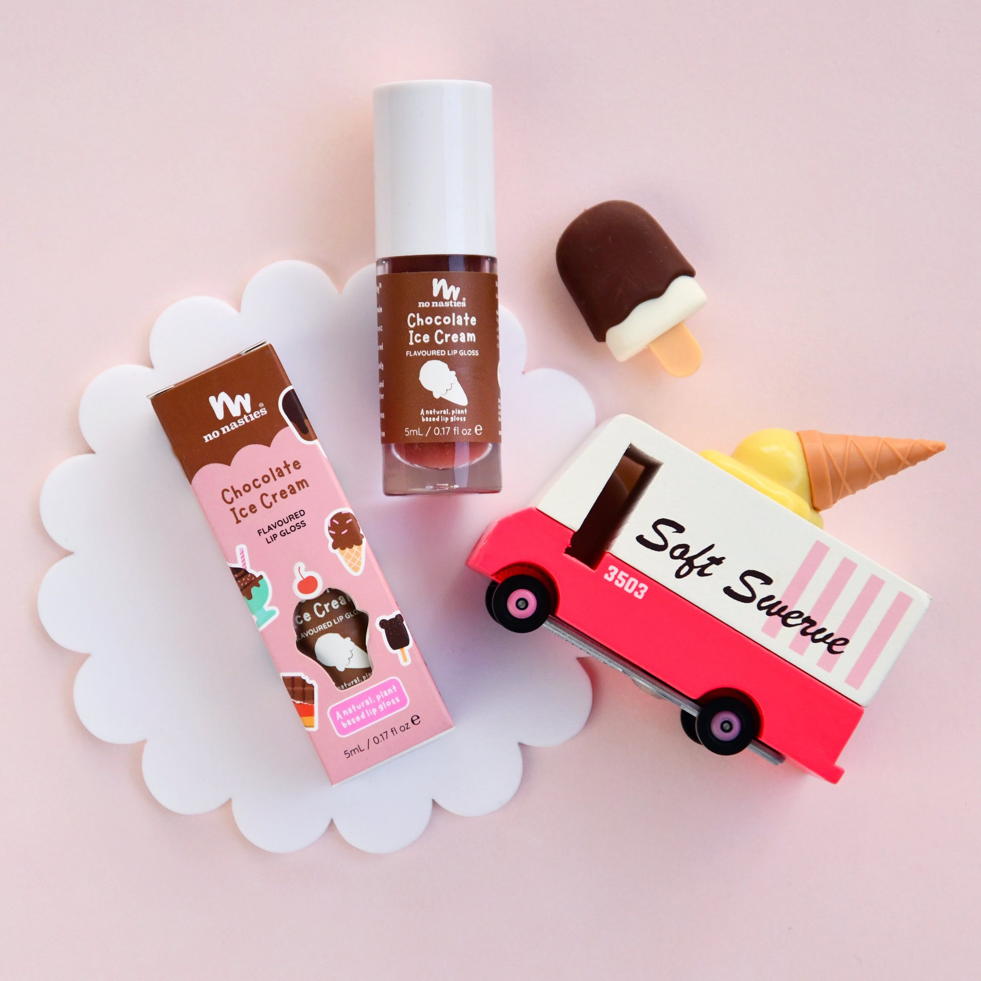Natural Lip Gloss Chocolate Ice-Cream