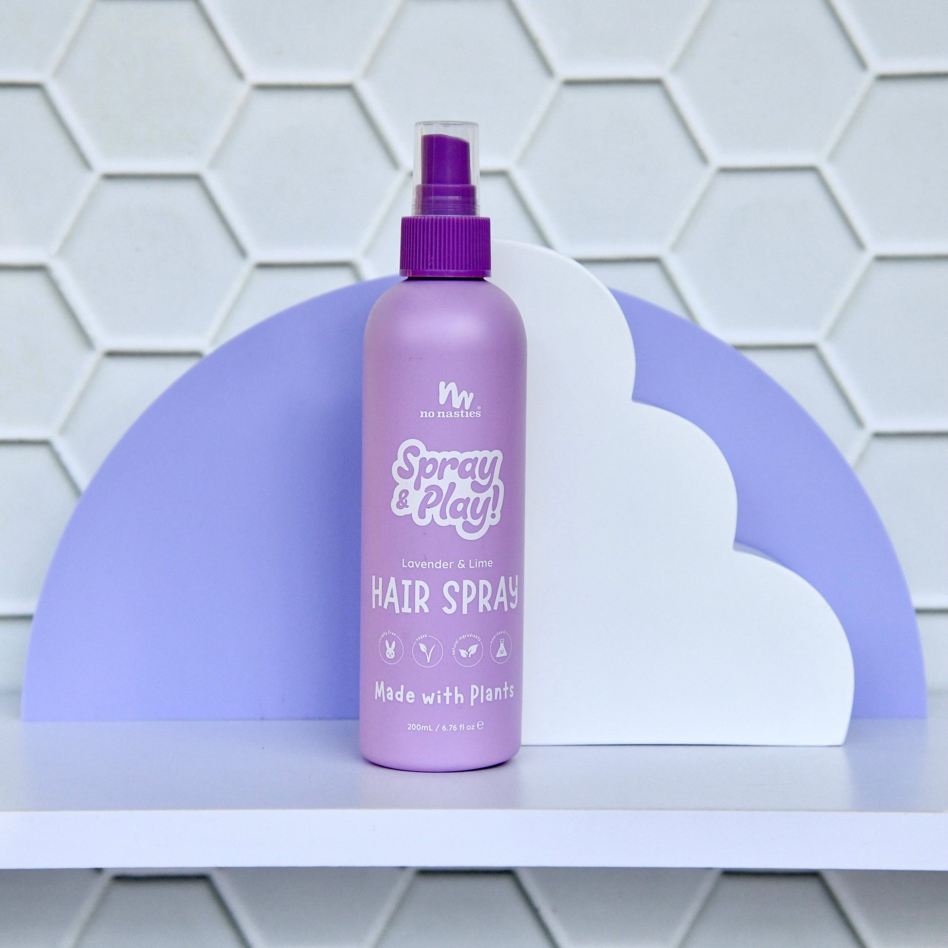 SLiCK Kids alcohol-free hair spray bottle