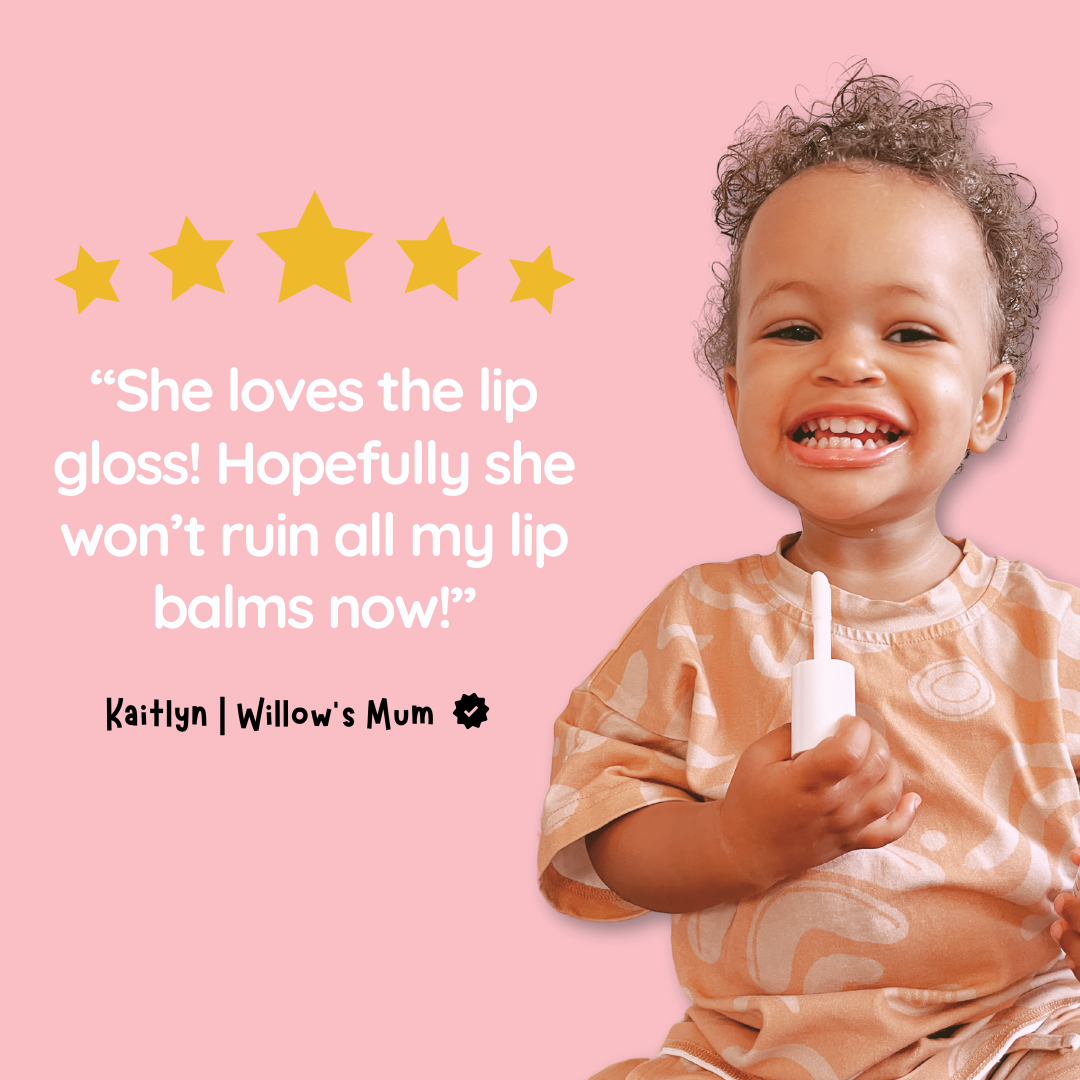 Natural Lip Gloss Strawberry Cupcake