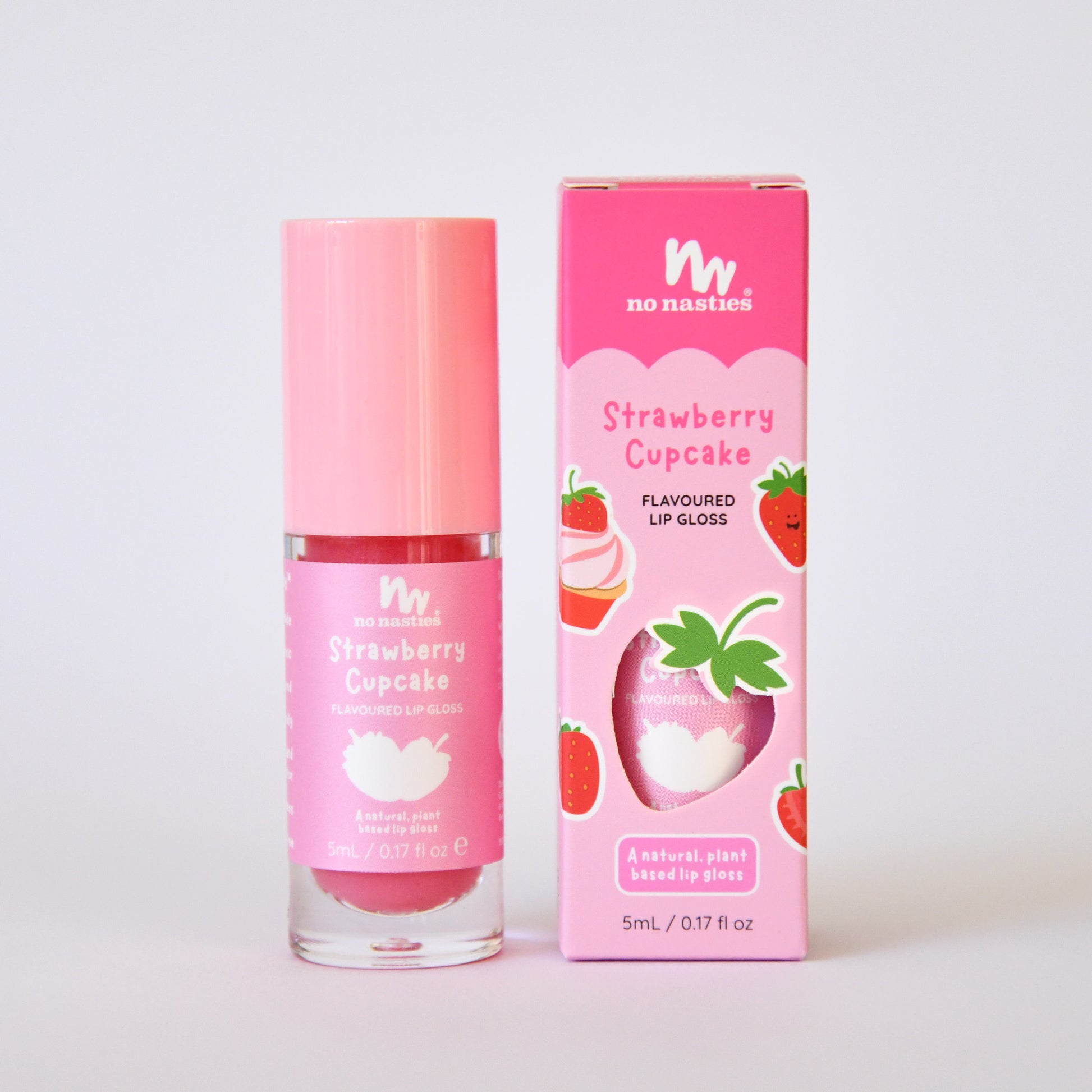 Natural Lip Gloss Strawberry Cupcake