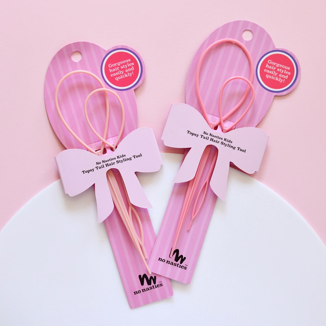 Topsy Tail Hair Styling Tool Pink