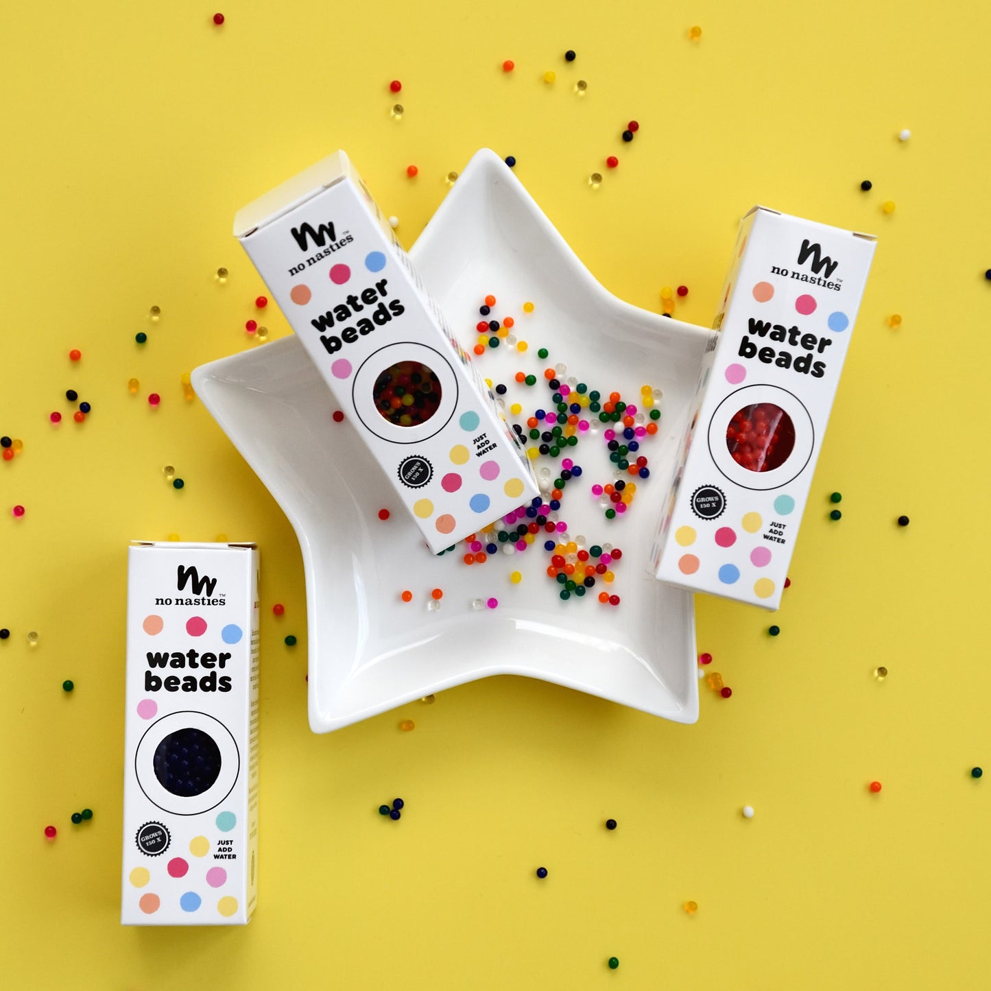 3 Surprise Coloured Water Bead Packs