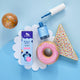 No Nasties products including a bottle, packaging, and cookies on a blue background