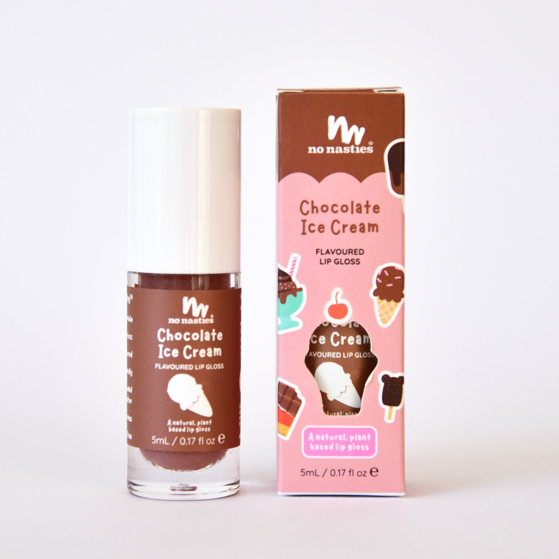 Natural Lip Gloss Chocolate Ice-Cream