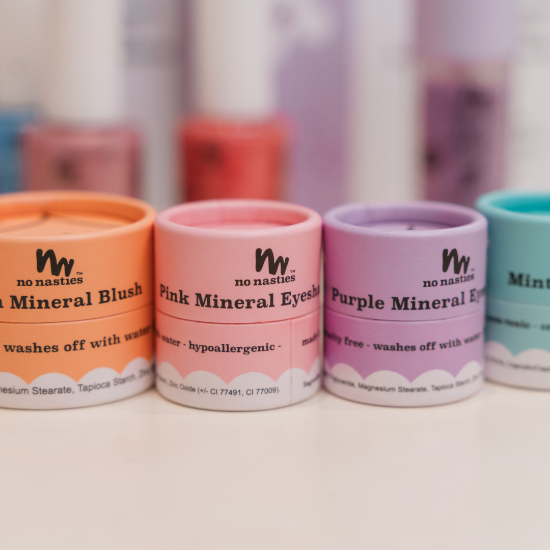 Pink Eco Natural Kids Makeup Pressed Powder