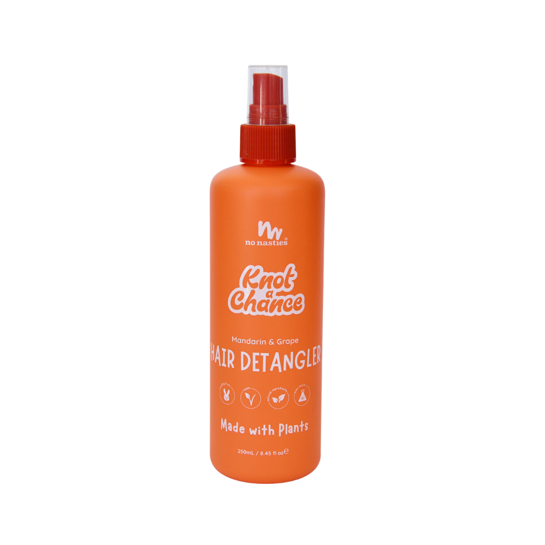 Natural kids hair detangler spray for tangle-free hair