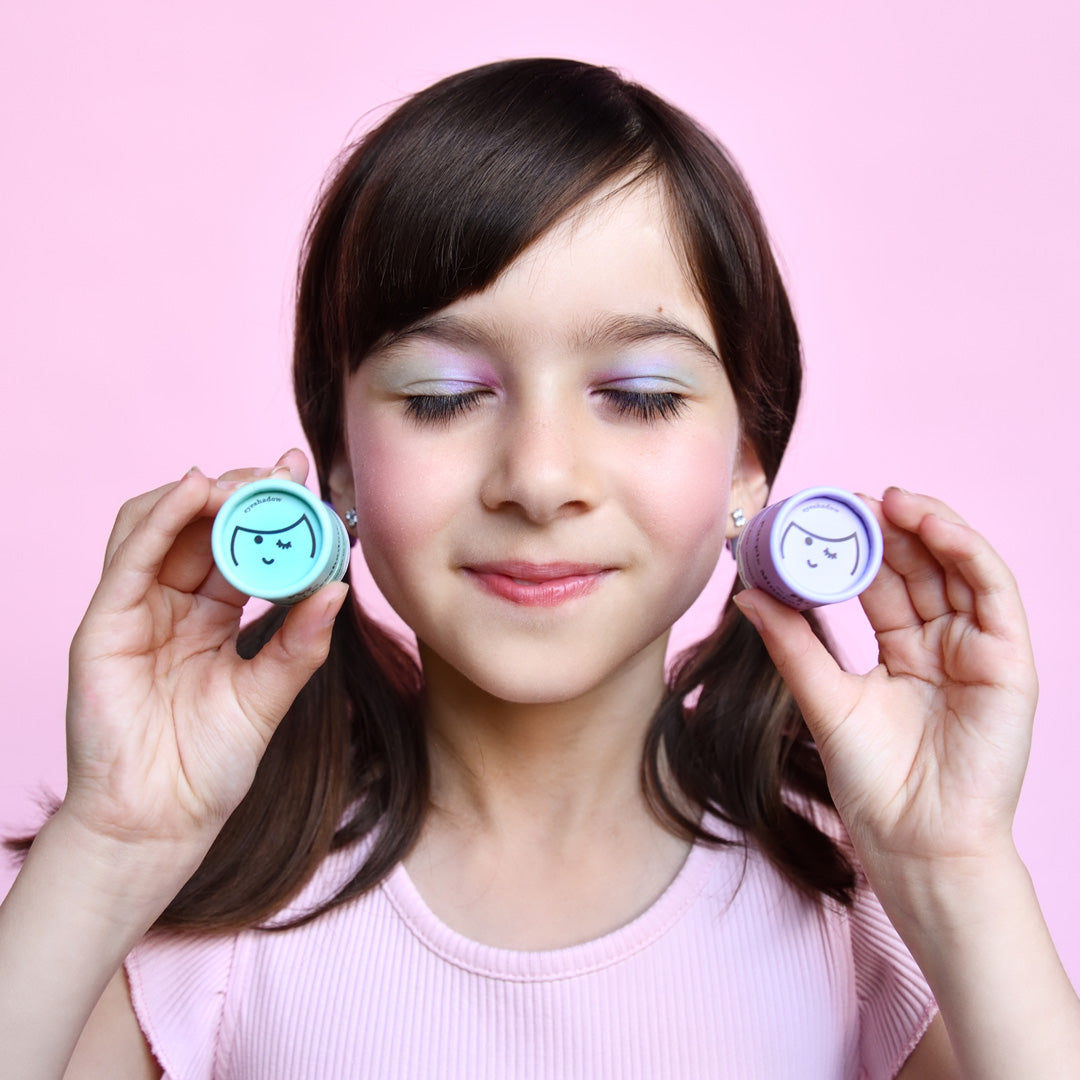 Minty Green Eco Natural Kids Makeup Pressed Powder