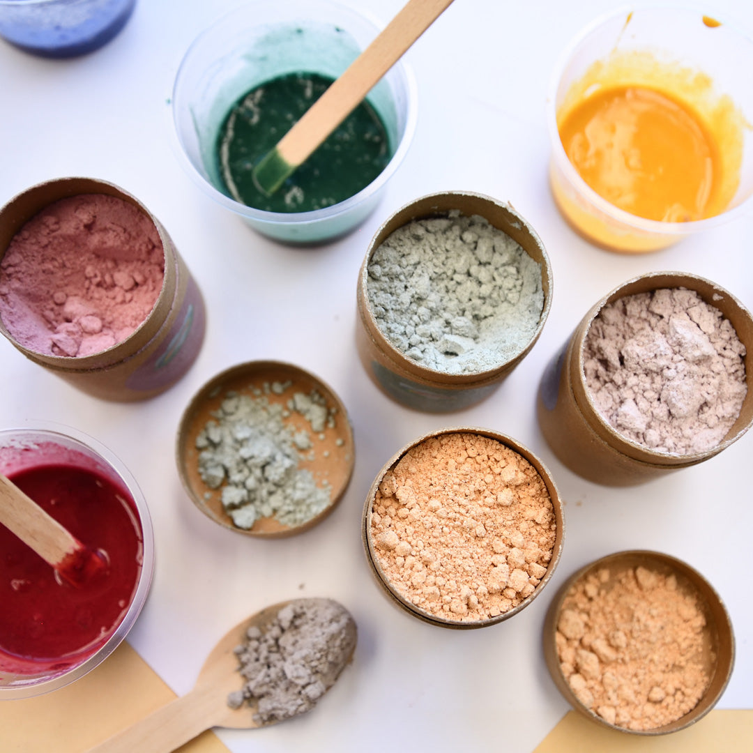 Plant-Based Natural Kids Paint Deluxe Kit - Natural & Safe