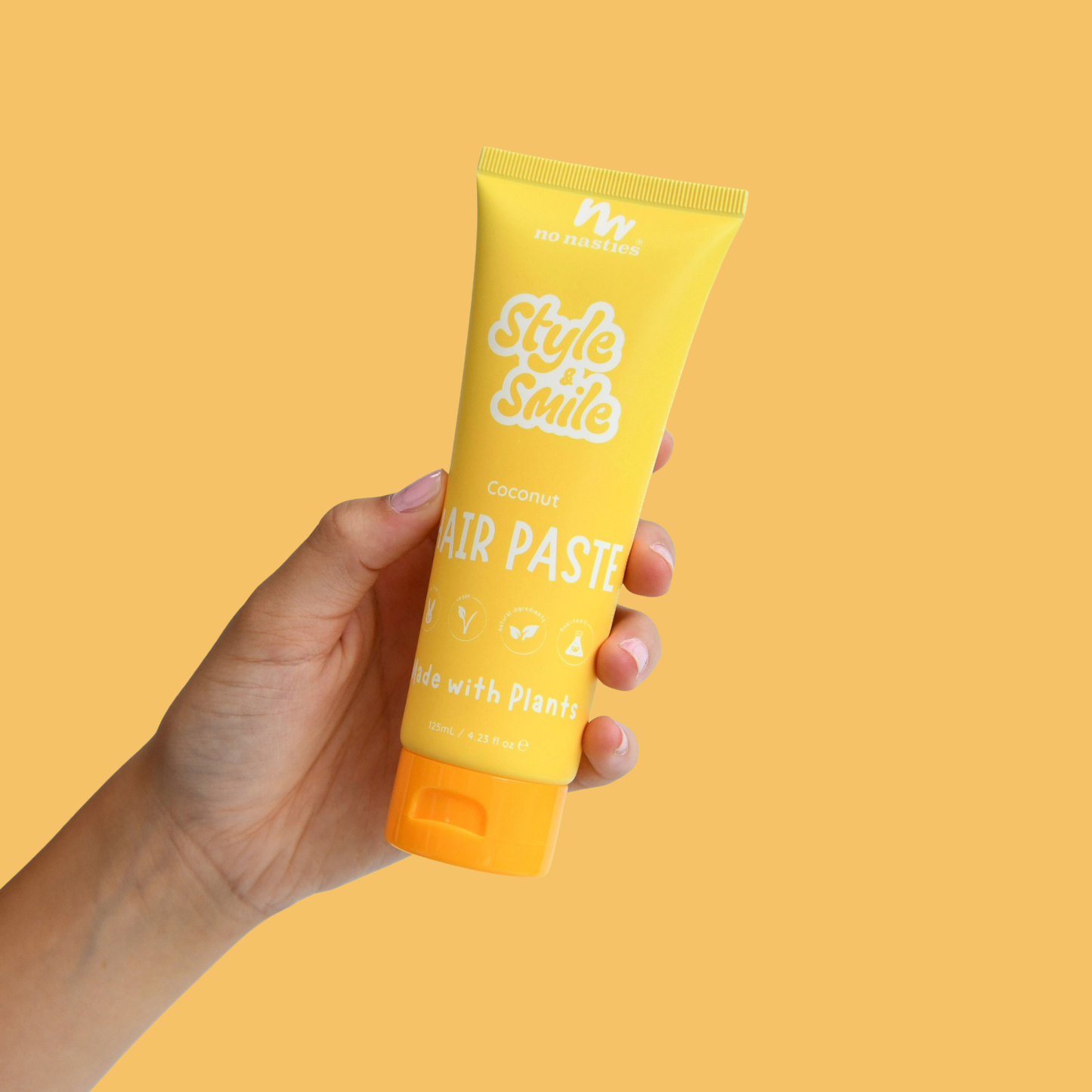 No Nasties Kids Plant Based Hair Paste in Fresh Coconut and Zesty Lime  |  125ml