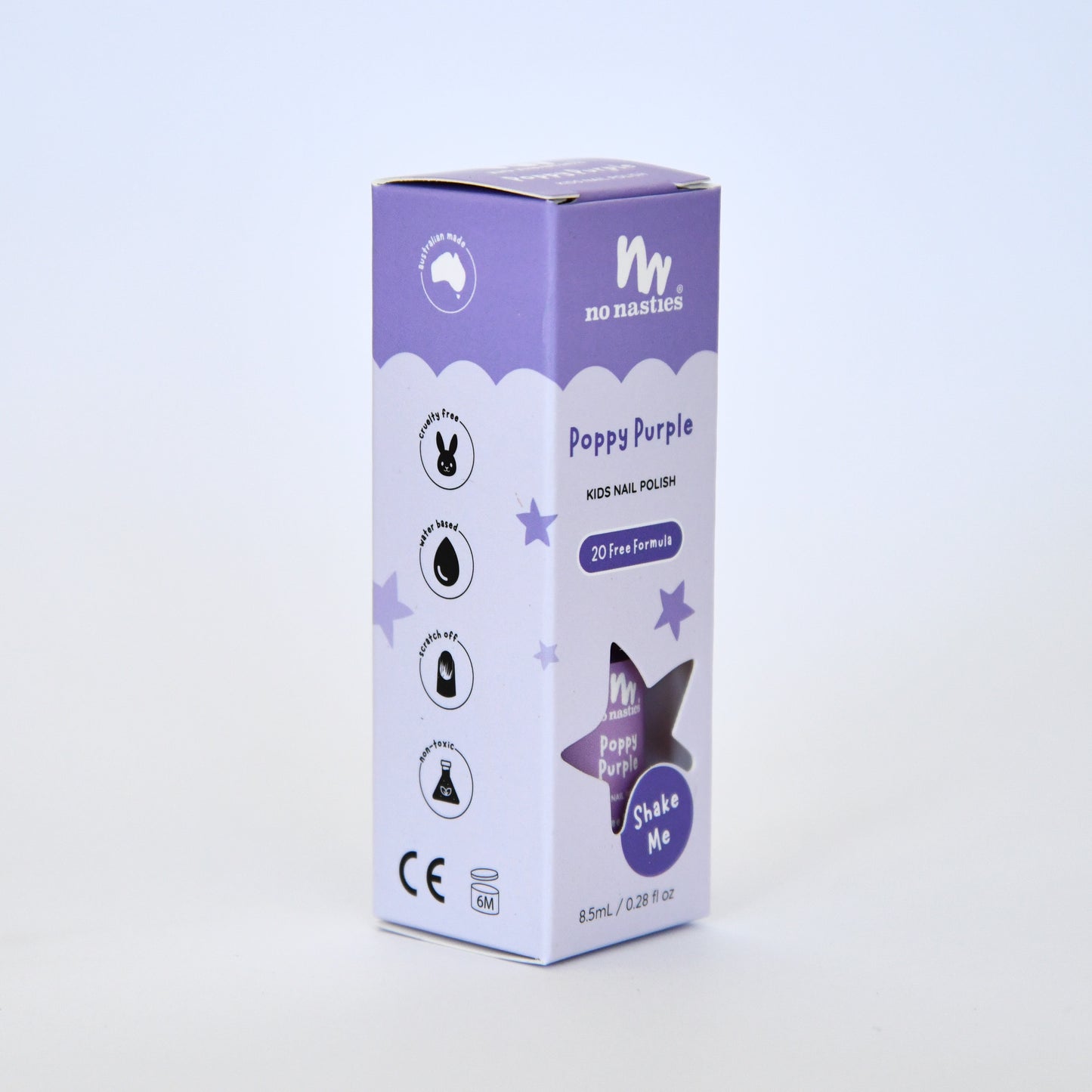 Purple Water-Based Kids Nail Polish