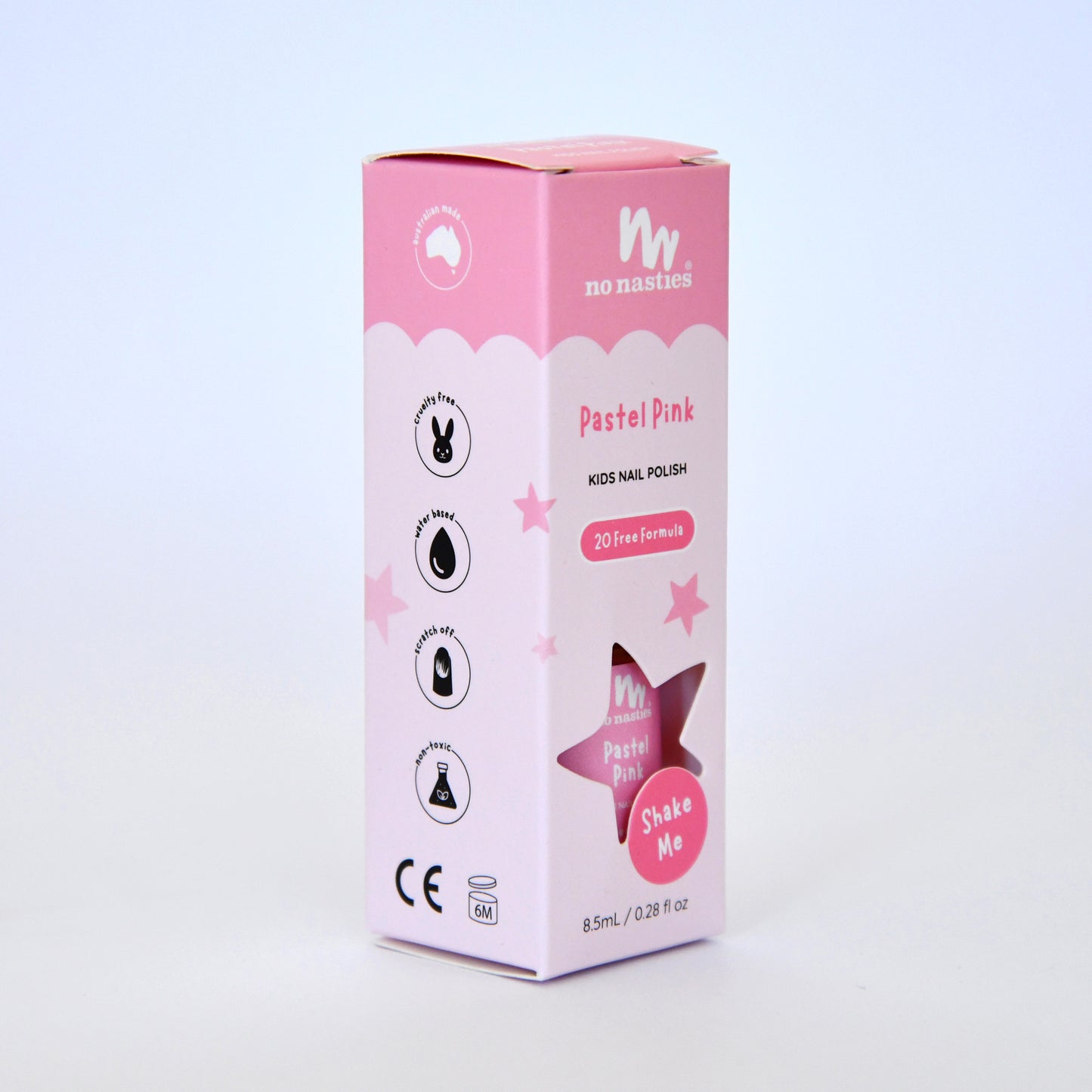 Pastel Pink Water-Based Kids Nail Polish