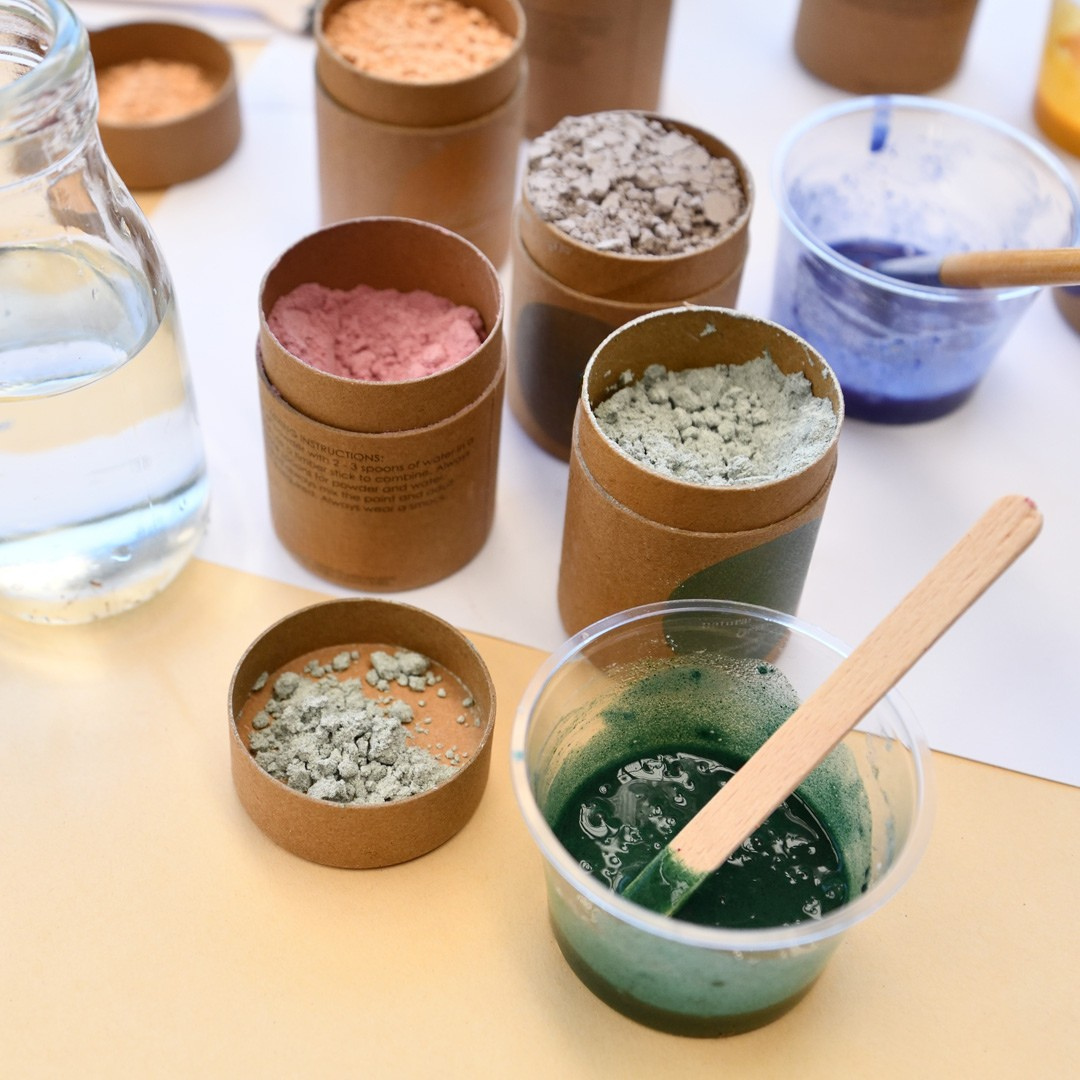 Plant-Based Natural Kids Paint Deluxe Kit - Natural & Safe