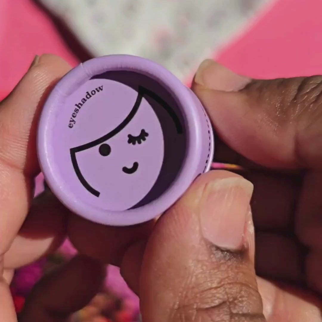 Purple Eco Natural Pressed Powder for Kids