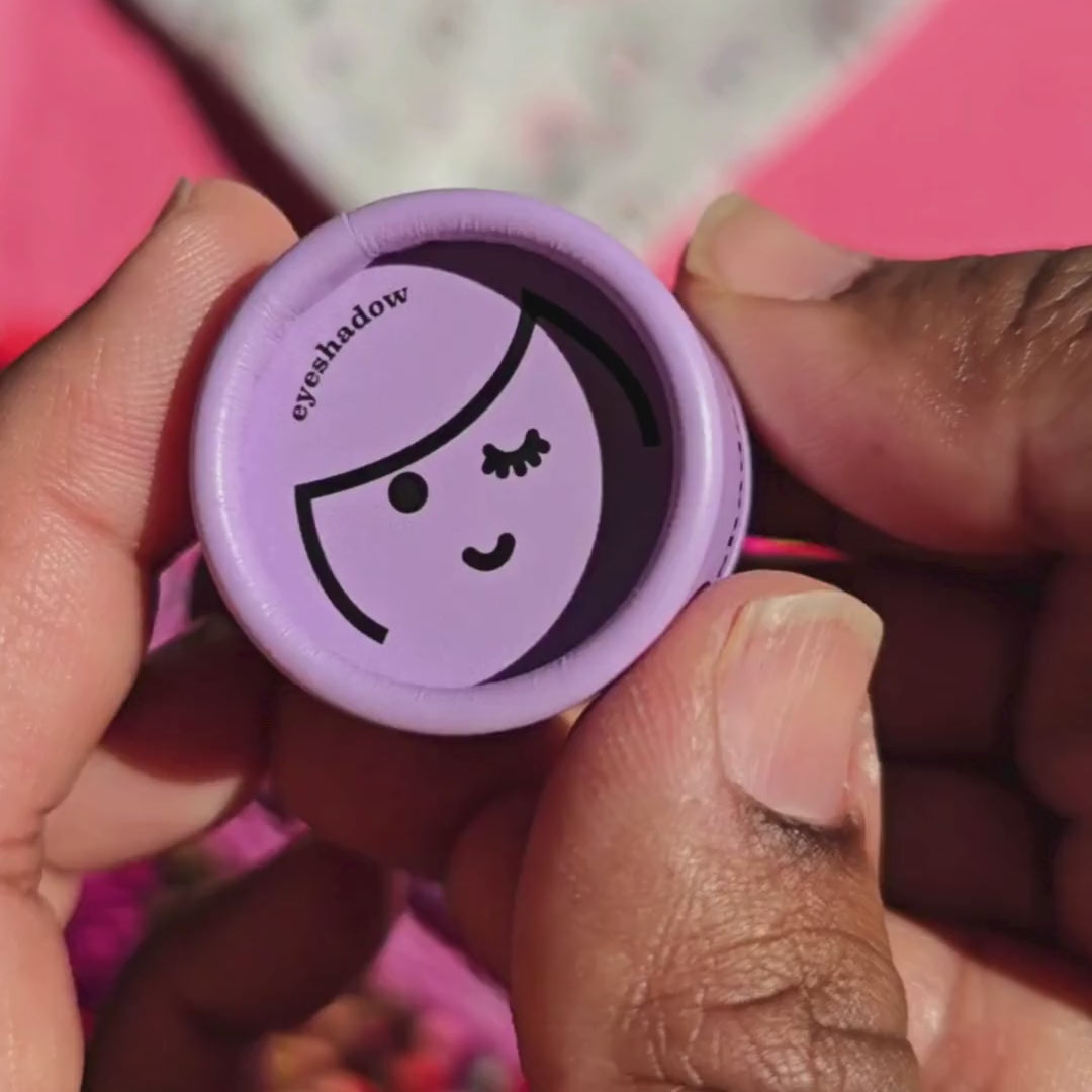 Minty Green Eco Natural Kids Makeup Pressed Powder