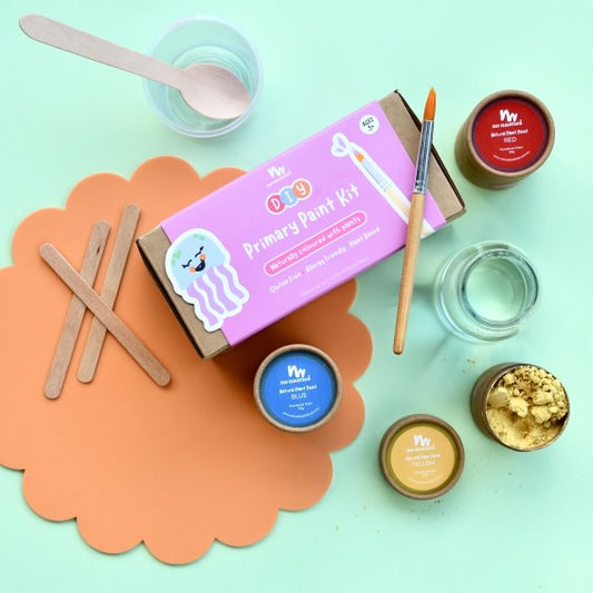 Primary Colours Natural Kids Paint Kit - Plant Based