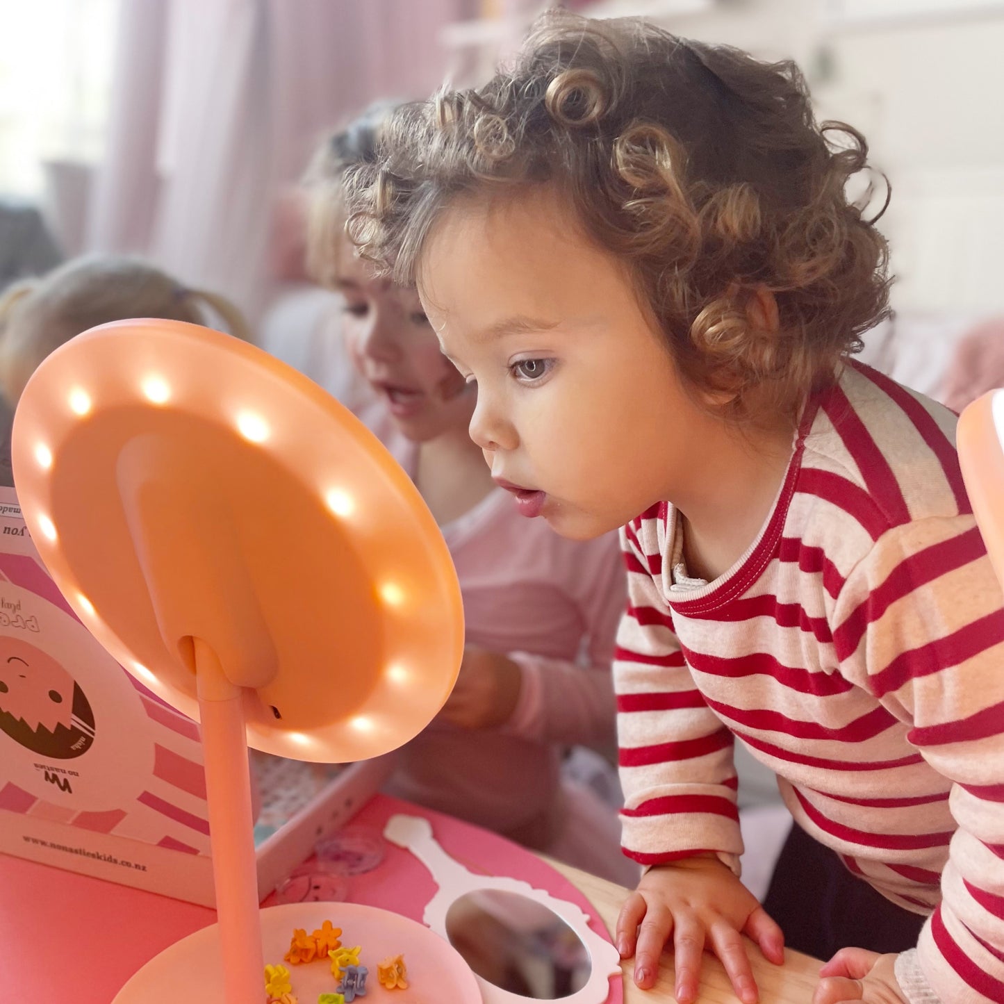 Nancy Purple Natural Pressed Powder Kids Makeup Palette Kit