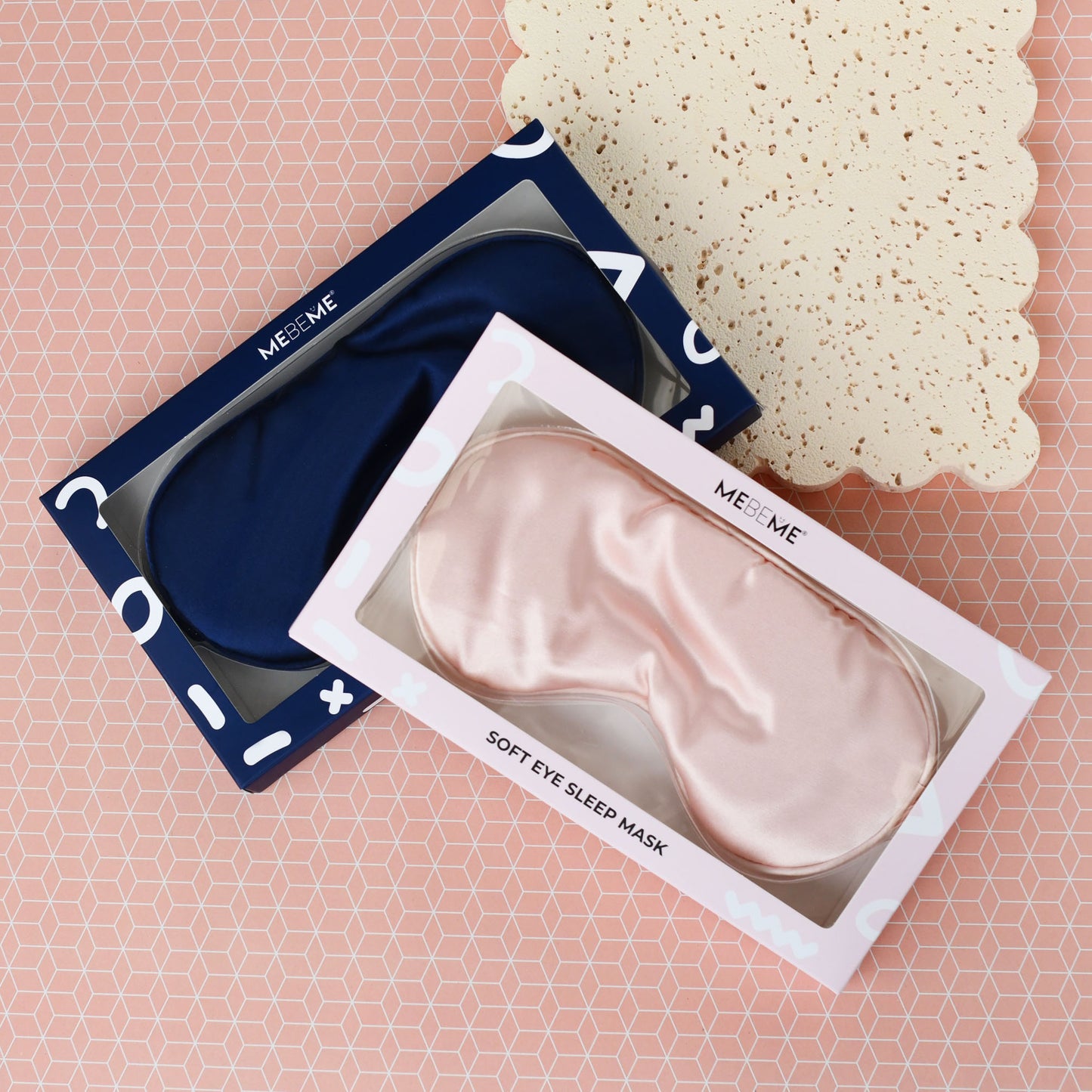 MEBEME Sleep Eye Mask in Pink and Blue