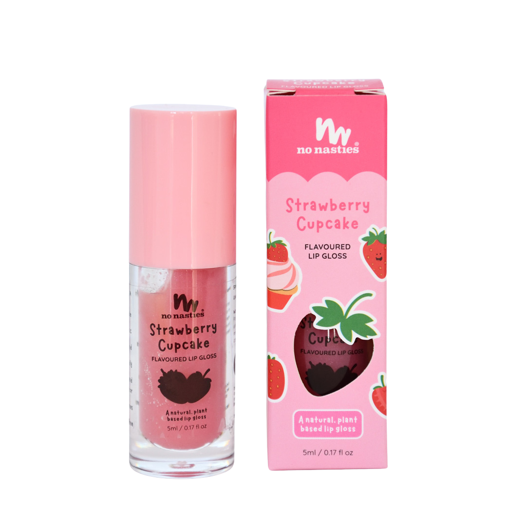 Natural Lip Gloss Strawberry Cupcake