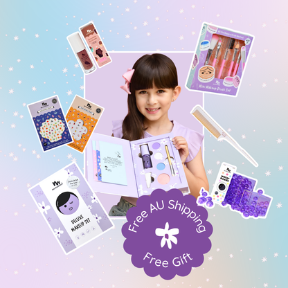 Super purple kids makeup gift set product photo, image 1