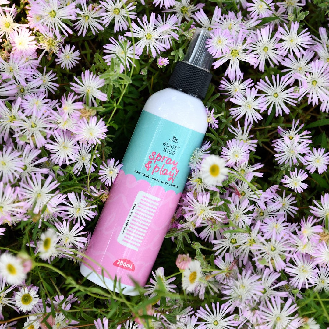 Plant Based Alcohol Free Hair Spray in Calming Lavender and Fresh Lime 200ml