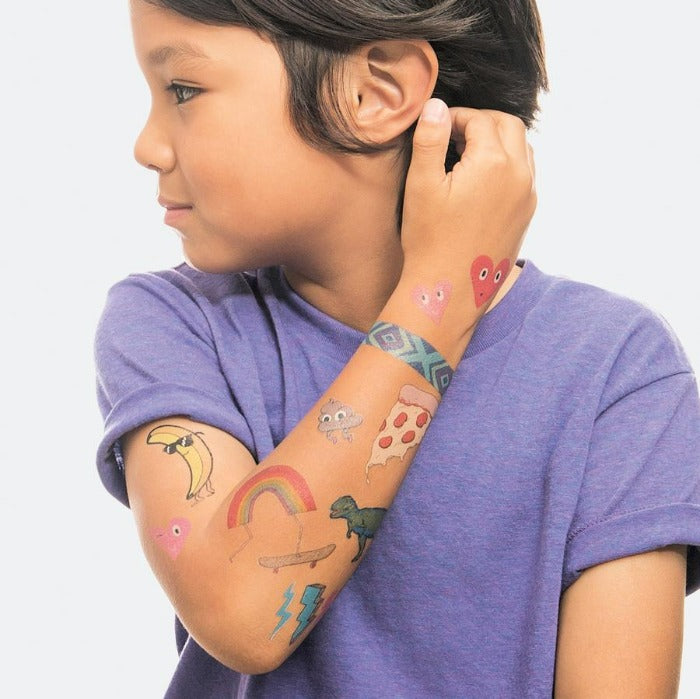 Kids Mix Three temporary vegetable ink tattoos for Kids