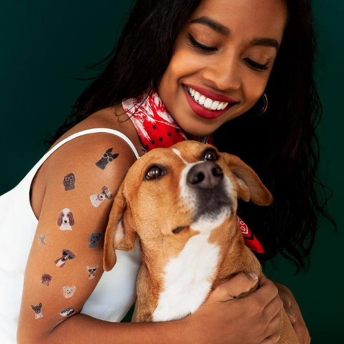 Dog Temporary Tattoos