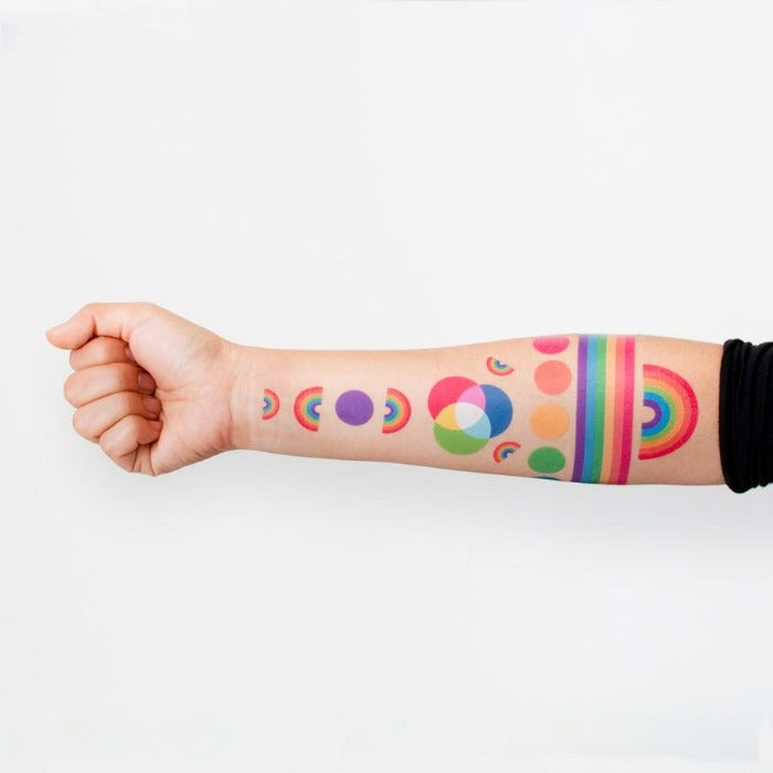 Rainbow tattoos