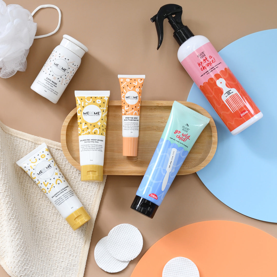 1 Tween Skincare & Hair Care Starter Kit Effective. Natural. Safe